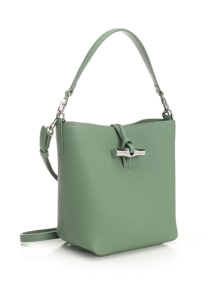 Longchamp Paris Le Roseau Leather Xs Bucket Bag Handbags - Verde | d1727ba747ff485f2792c234606b952172b1bbe1