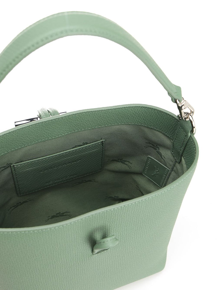 Longchamp Paris Le Roseau Leather Xs Bucket Bag Handbags - Verde | bb565ae15a7ee7286064e9b3ecf2dbc7339b1403