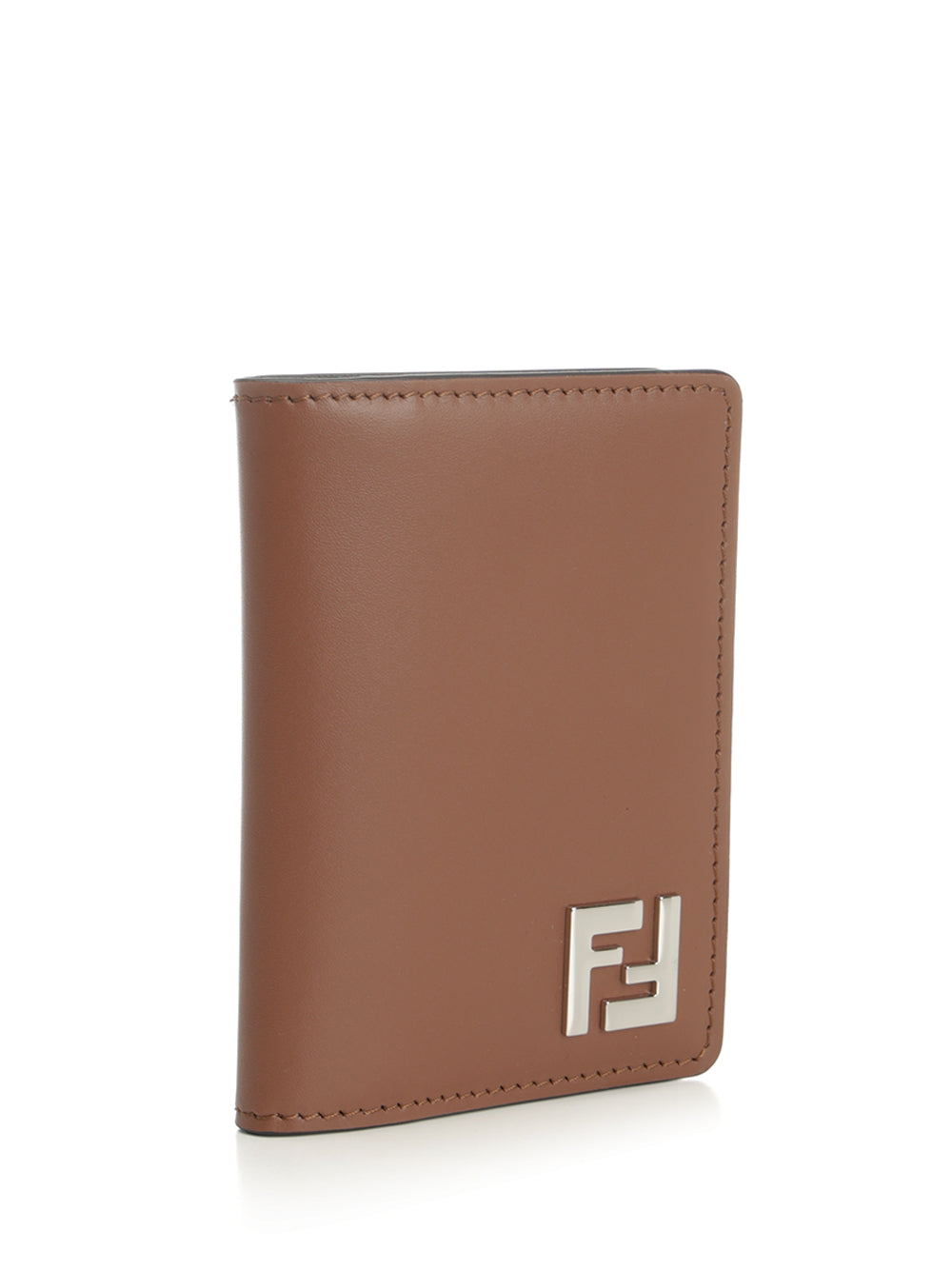 Fendi Vertical Ff All Over Card Holder Wallets - Marrone | 238decc30f162f3a1619cdc12d522cd6c4c016c9