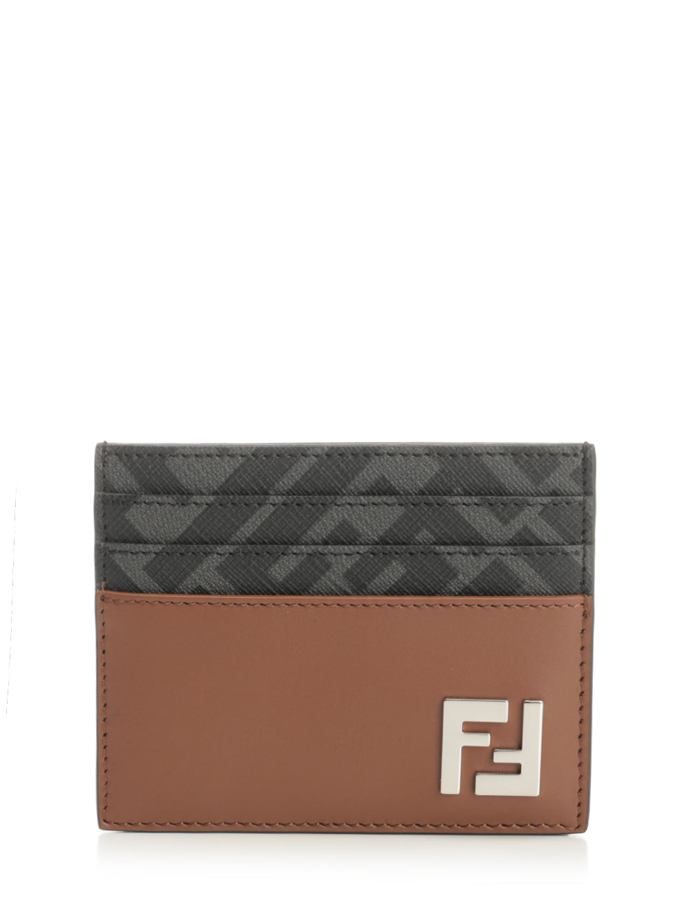 Fendi Diagonal Wallets - Marrone | 4667efee40de0ae9485ef6a0aed300de125cffa9