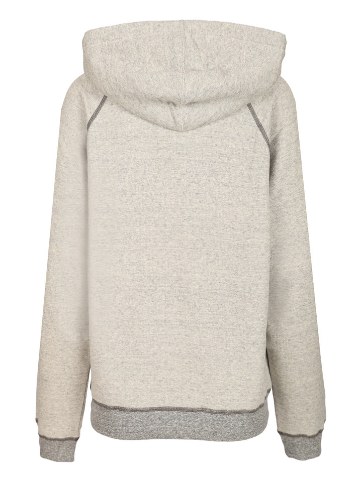 Chloe' Oversized Logo Hoodie Sweatshirts - Grey | cb9ed8e6f58142ea2d61ab23fb448df119c59f5f