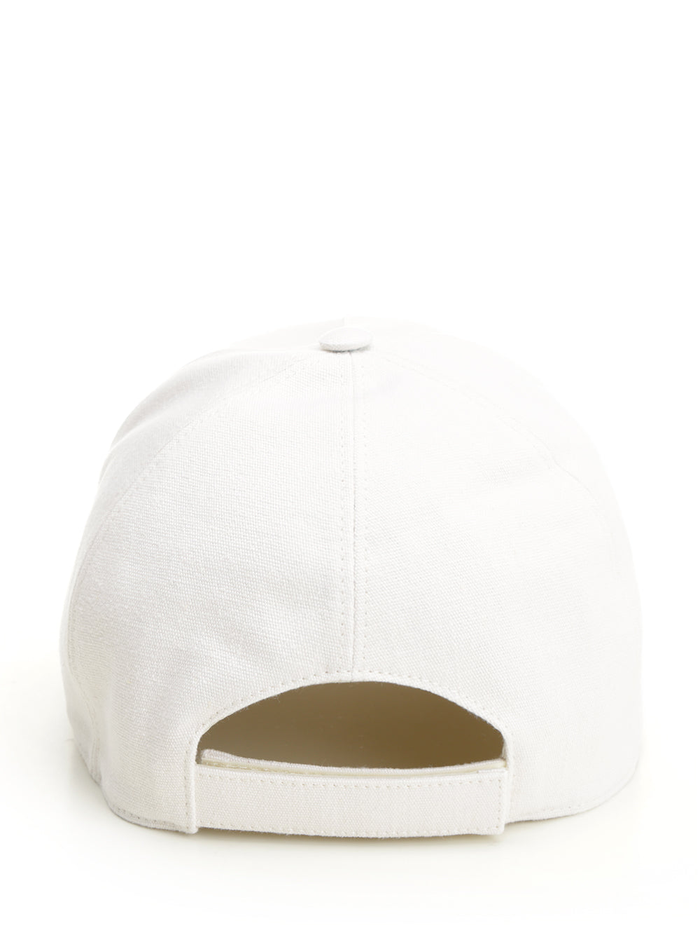 Fendi Canvas Baseball Cap Cappelli - Bianco | 86ca24de6dc90bff20777bad50c95f3685776667