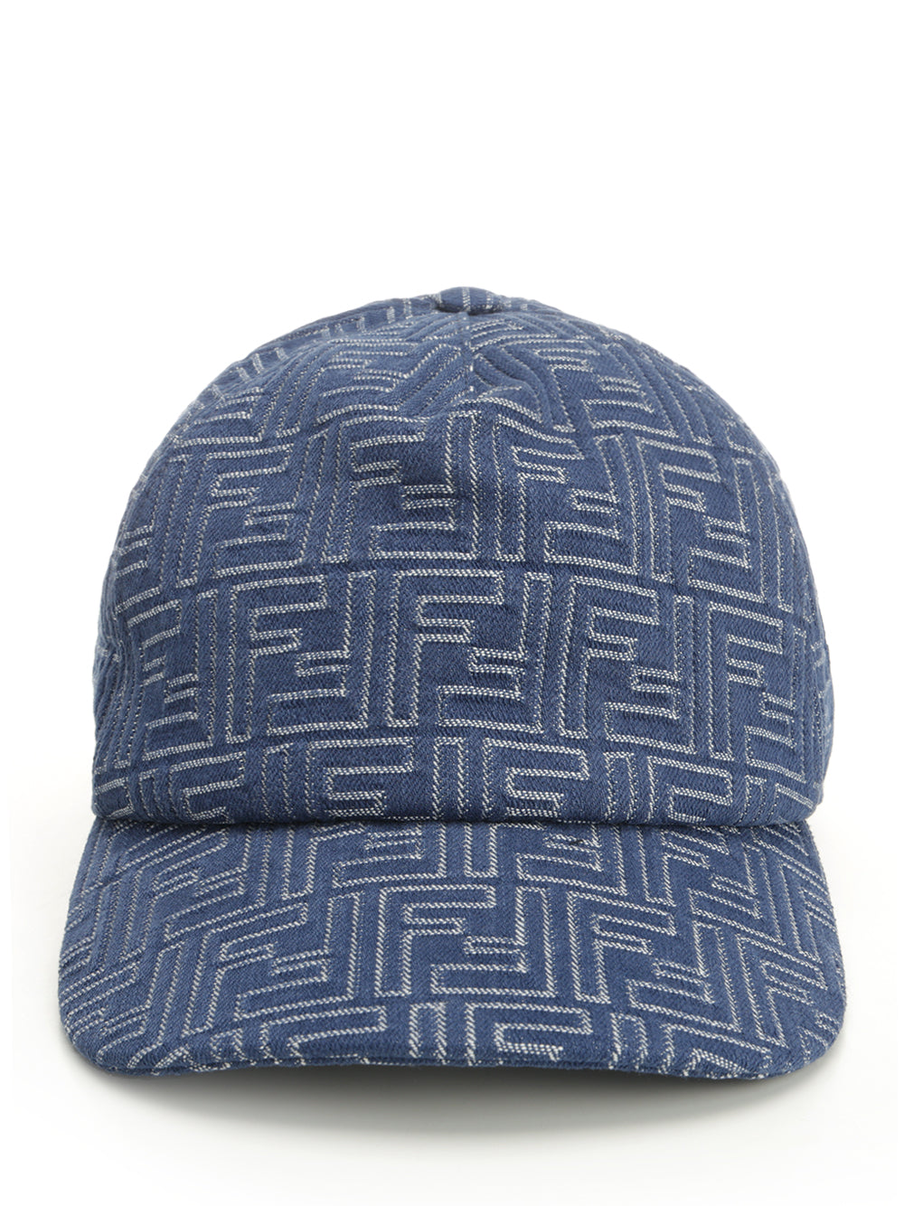 Fendi Ff Denim Baseball Cap Cappelli - Blu | c228676dc218241b282cb057f8cdaa47a4c881ca
