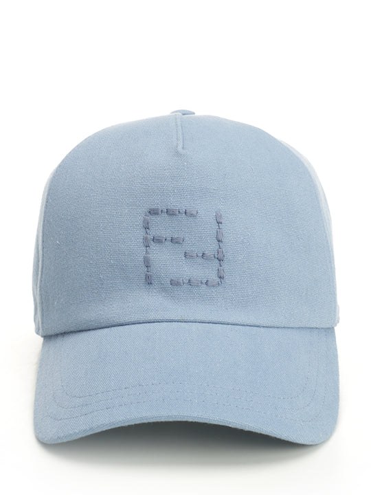 Canvas Baseball Cap Cappelli Light Blue