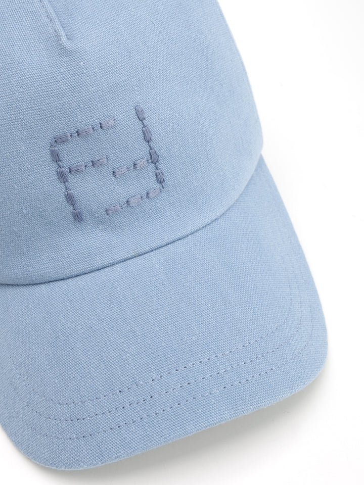 Fendi Canvas Baseball Cap Cappelli - Light blue | 5529fac46bc8a0c02174250898f58c491edc740e
