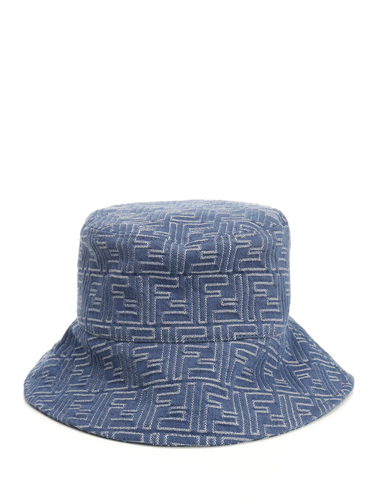 Ff Jeans Bucket Cappelli Blu