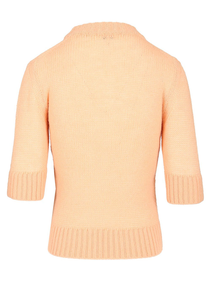 Chloe' Logo Pullover Knitwear - Arancione | 40f53dccdf392bde60414a06ac6bddc648f4b61b