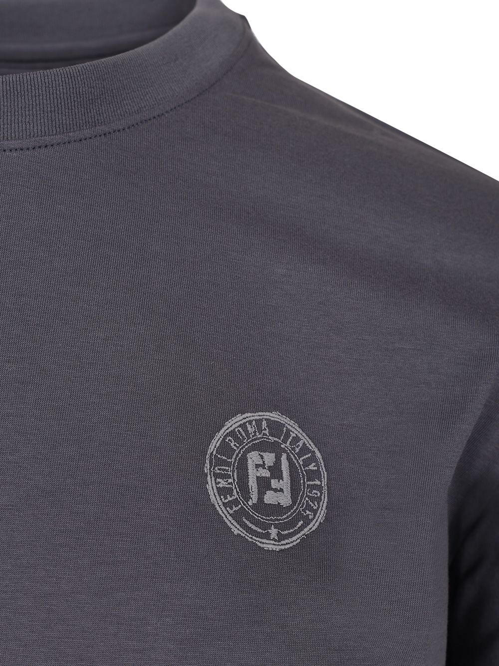 Fendi Cotton T-Shirt - Blu | c44b351298d5b1e46bc064ad7afbf195debb06e4