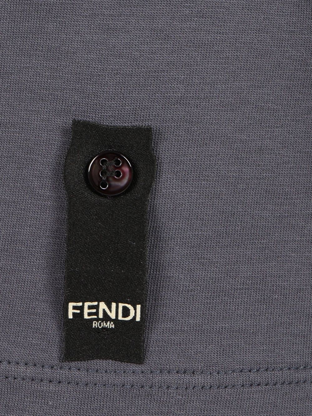 Fendi Cotton T-Shirt - Blu | 0af1f85554e43437f4b32d3dd6d9254984e4c097
