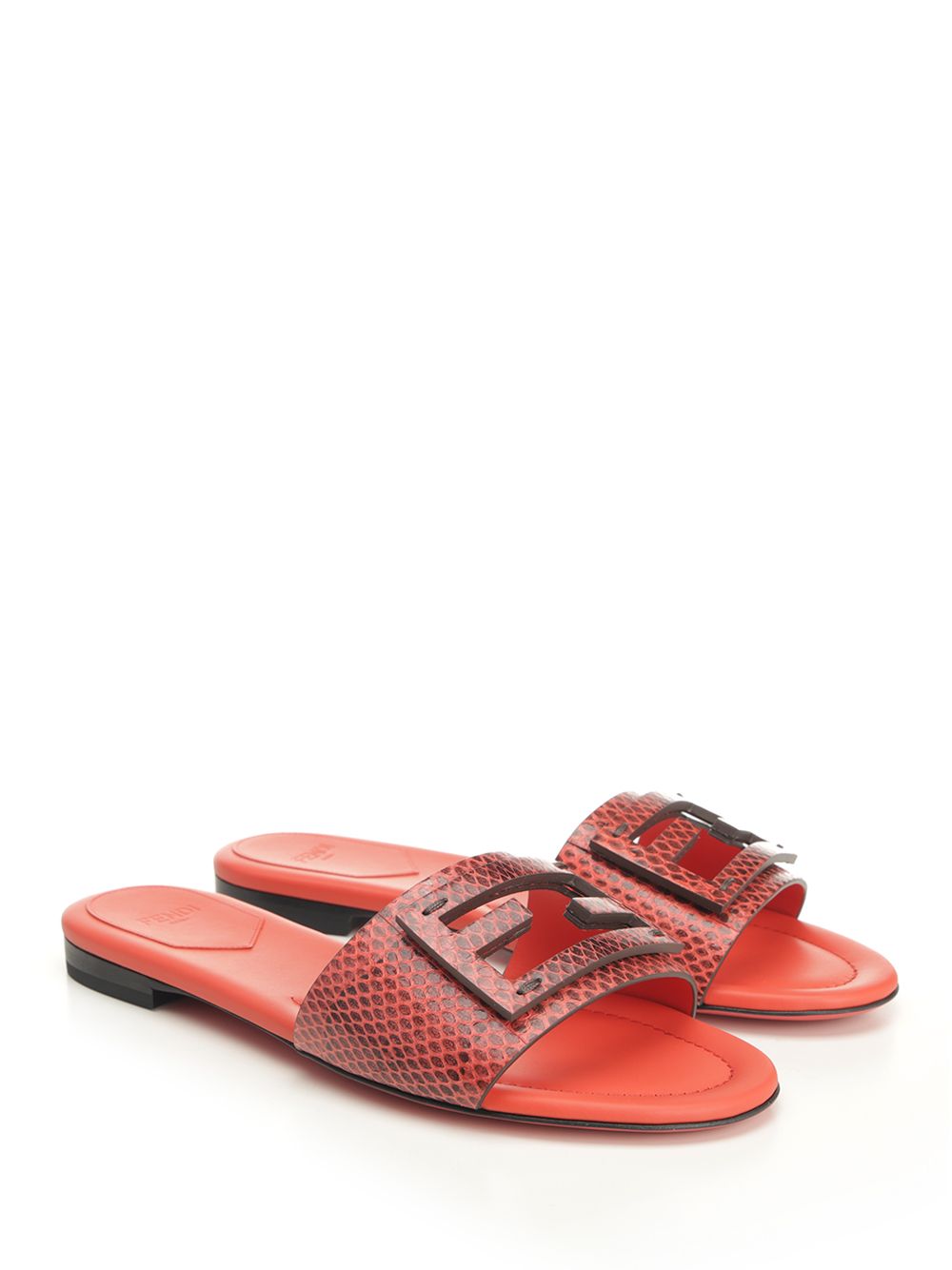 Fendi Baguette Scarpe basse - Rosso | b281921fe89c5174610ca3b4cf9a31d11acf4010