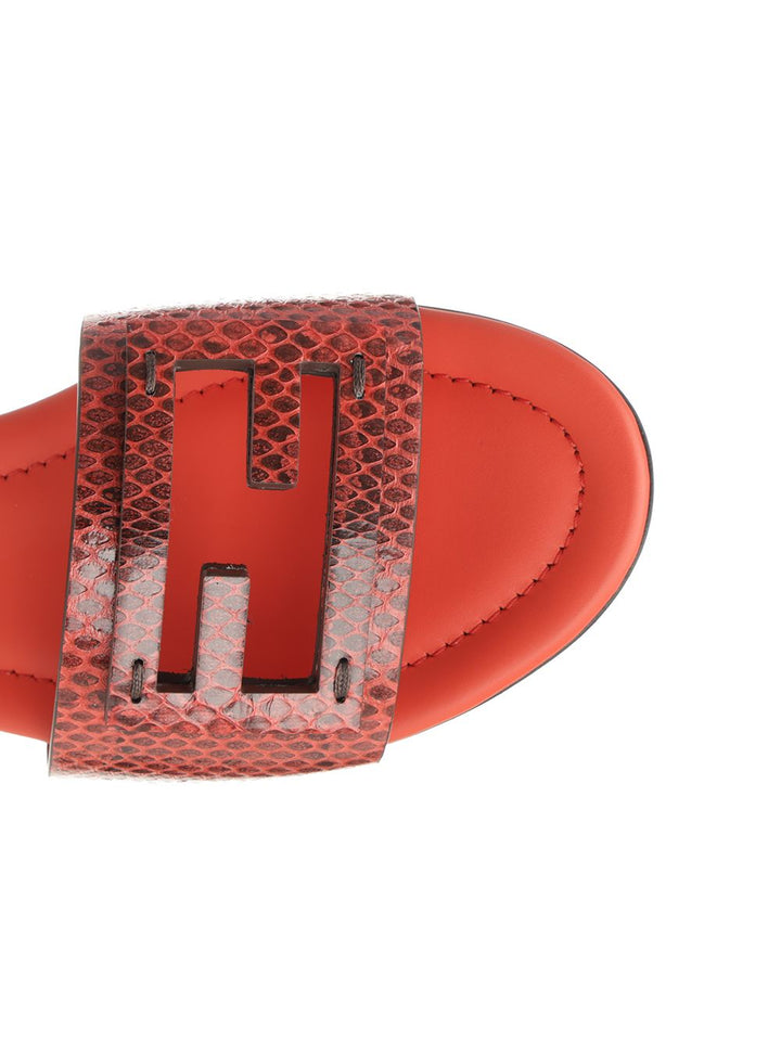 Fendi Baguette Scarpe basse - Rosso | 7b2adbeb8dc9b239aa9f21d50aad82c52e80d4a1