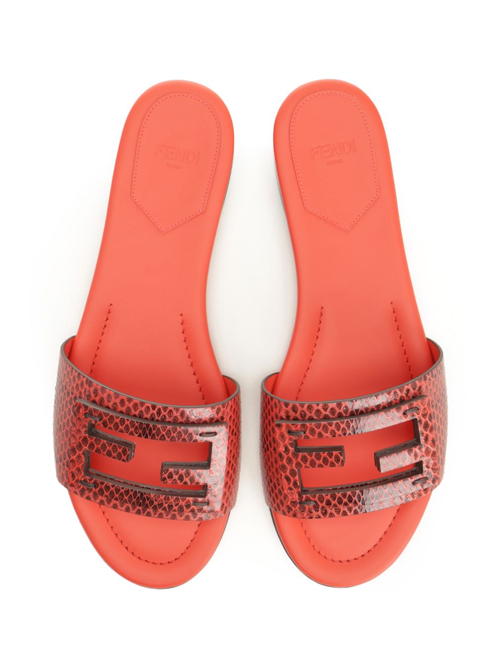 Fendi Baguette Scarpe basse - Rosso | eb97b3a83d1d714753c1b63ba84b9208dd69db7b