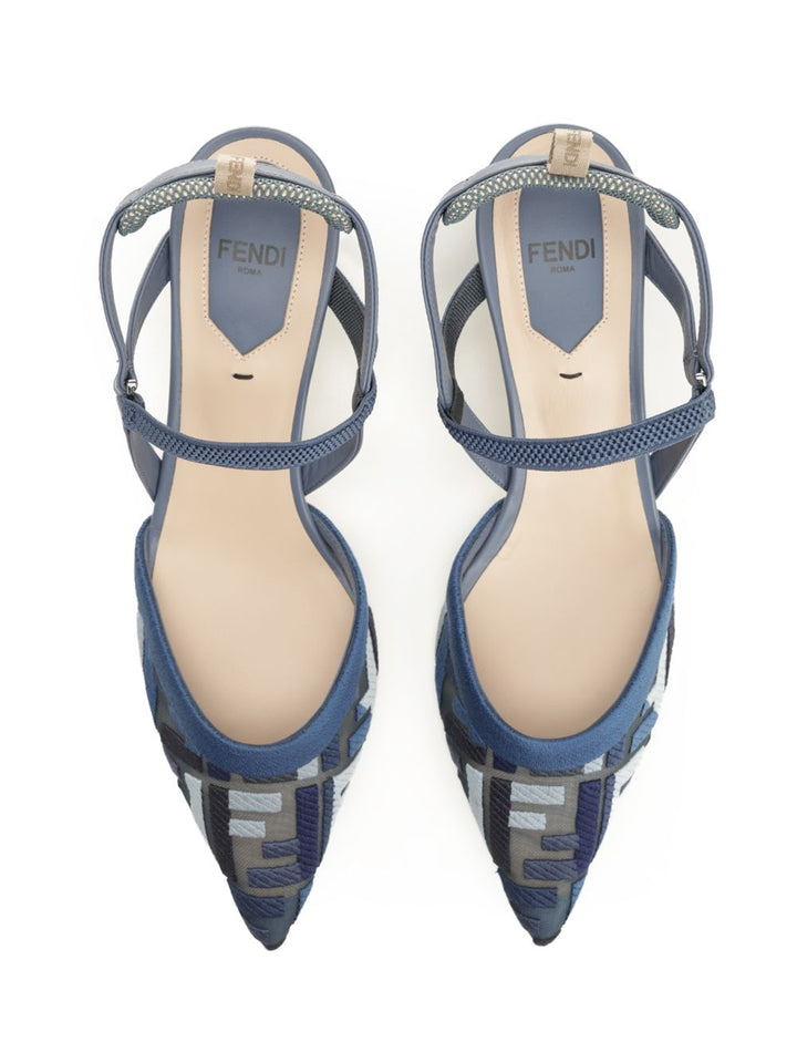 Fendi Colibrì Lite Decollete - Blu | 953d24928afdb5225d264a3c6711bc31facae623