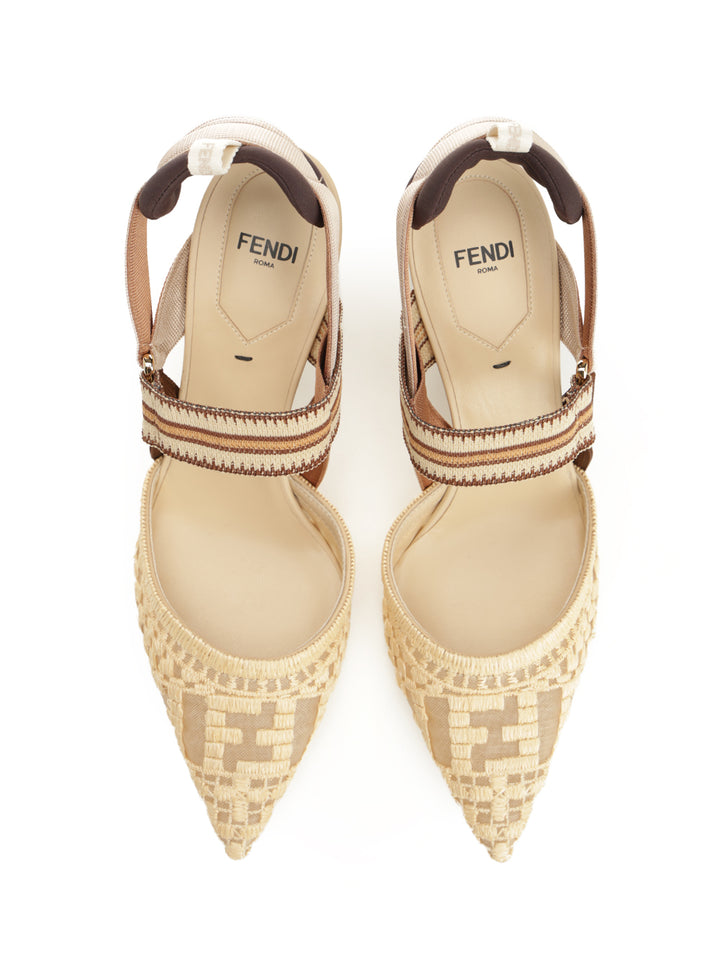 Fendi Colibrì Decollete - Beige | c0865b8e8d82f7792a3a19aeb8f971ac16dc030e