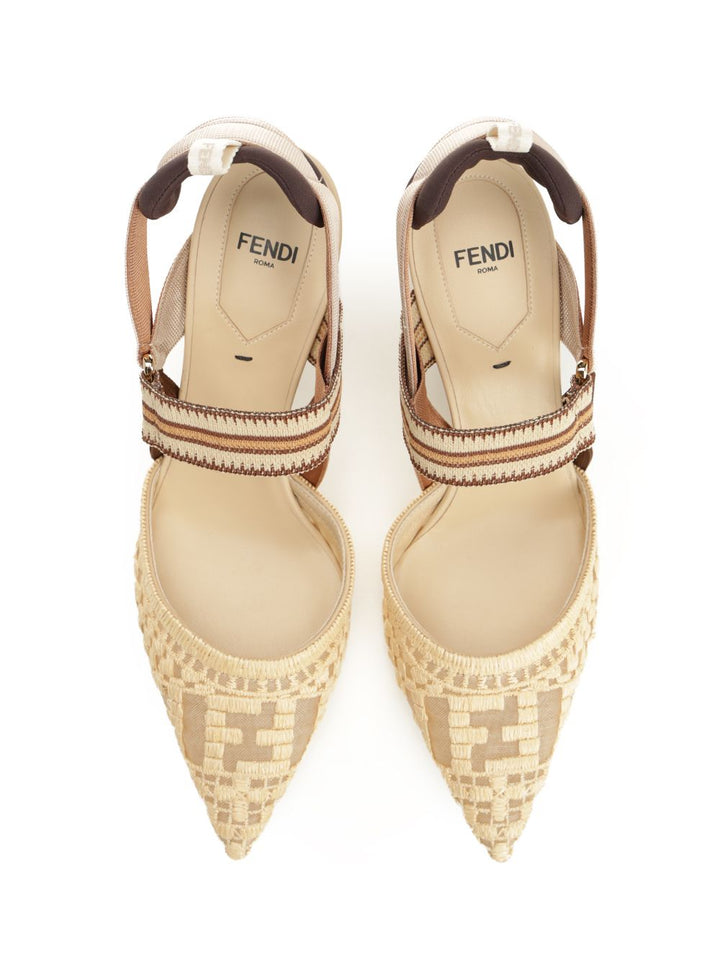 Fendi Colibrì Decollete - Beige | 752ce89225366a27c19bf45841ae64d8e6d6a0fe