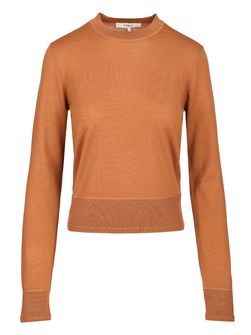 Chloe' Wool Sweater Knitwear - Marrone | 91e898d1ecab80e3875c5d48a4d66076dce833c1