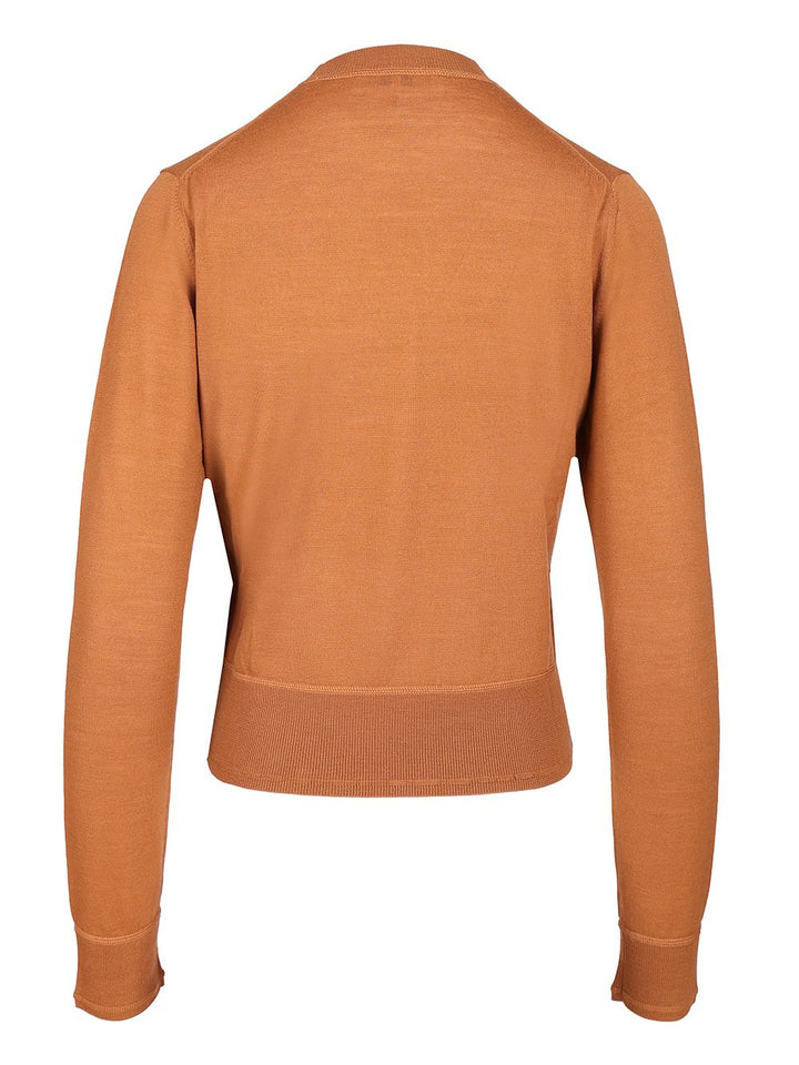 Chloe' Wool Sweater Knitwear - Marrone | 7ad48b6250182b5d439154fd024b7c8b5109ef5e