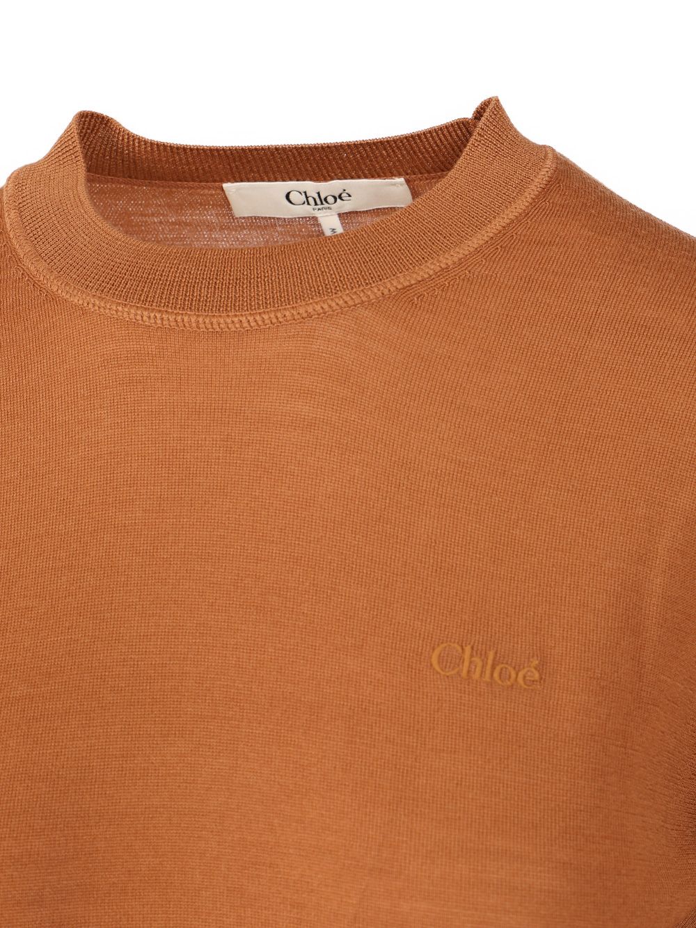 Chloe' Wool Sweater Knitwear - Marrone | a16a7c59eafeb439bc18b35e51228ddb2d1e8ac9