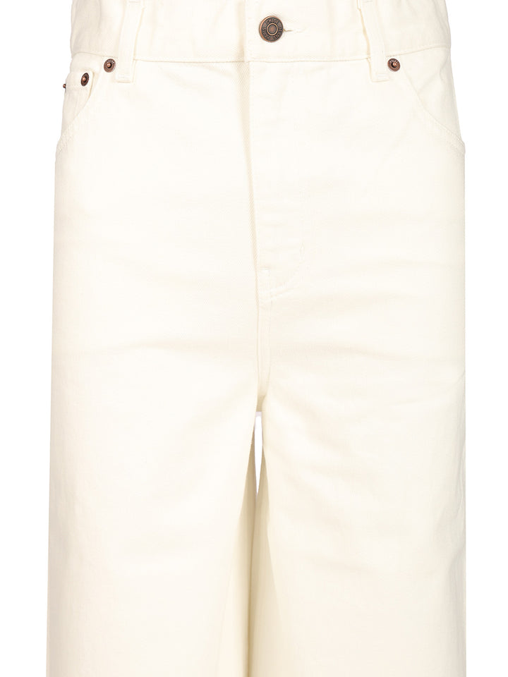 Chloe' Wide-Leg Jeans - Bianco | ba3a0632aa325651637c7054ea75bcbb124bb935