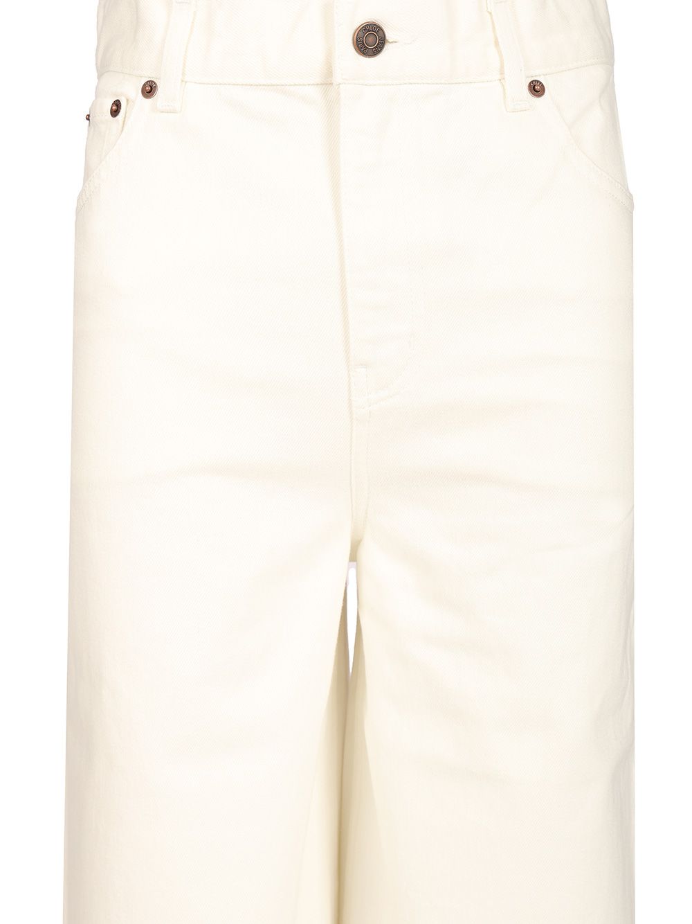 Chloe' Wide-Leg Jeans - Bianco | 65d76912226404a313c77b8b0aa9bc264ca28a10