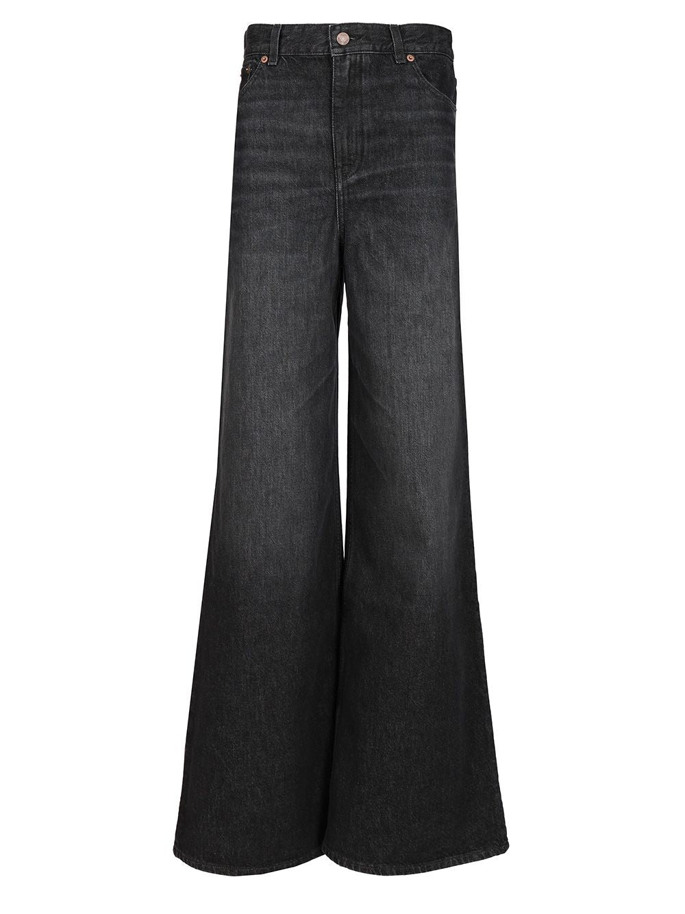Chloe' Wide Leg Jeans - Nero | fc601e662ec6c46667834e87d1a56864483e0417
