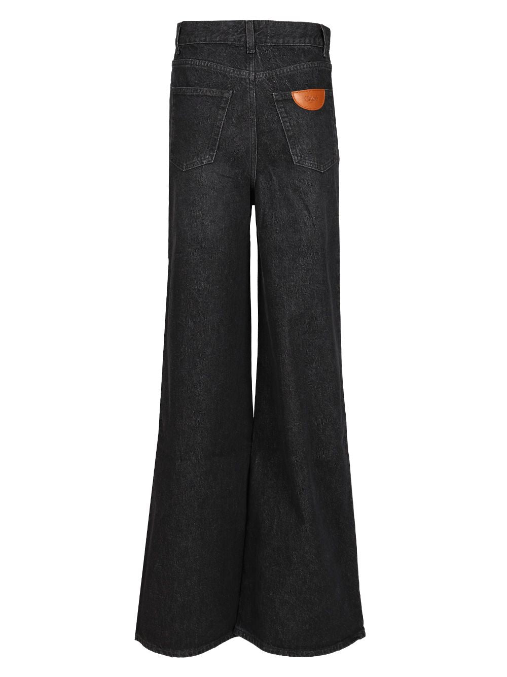 Chloe' Wide Leg Jeans - Nero | 83aa4b189e73a07e620a7fd4f63719a6308ad7f6
