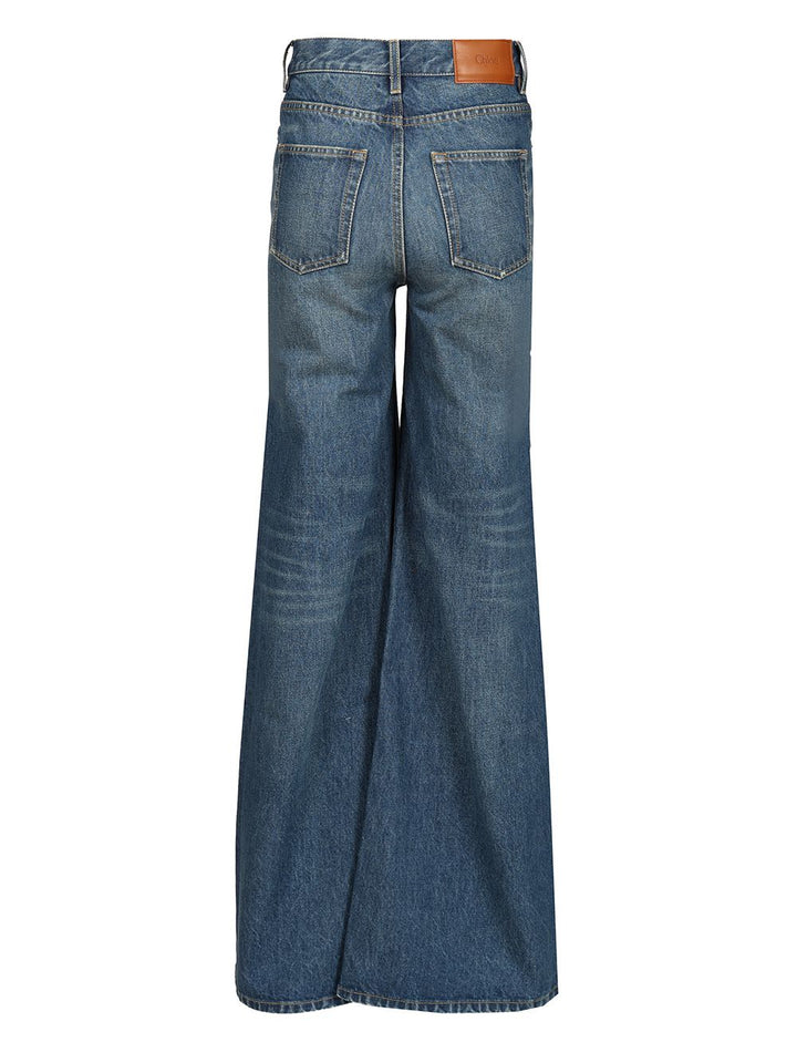 Chloe' Flared Jeans - Blu | 1300778de05f0e01acbd95b4fa25f18aaf0c59ee