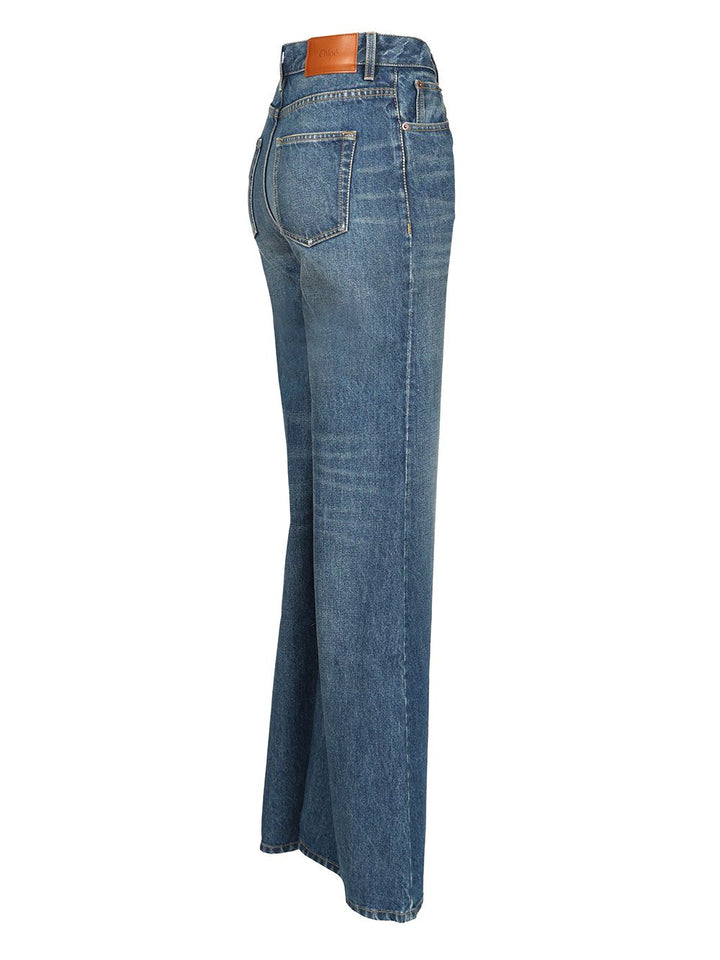 Chloe' Flared Jeans - Blu | 73be58d95eb3e9187ff80724de4881299de4efa0