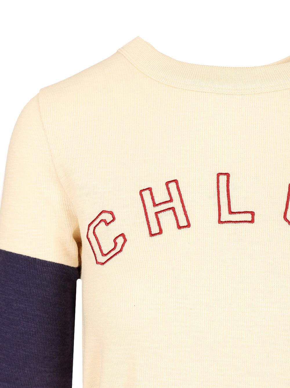 Chloe' Fitted Logo T-Shirt - Bianco | 67086325dc146e6e2baeeb306baff4c0e6b6a085