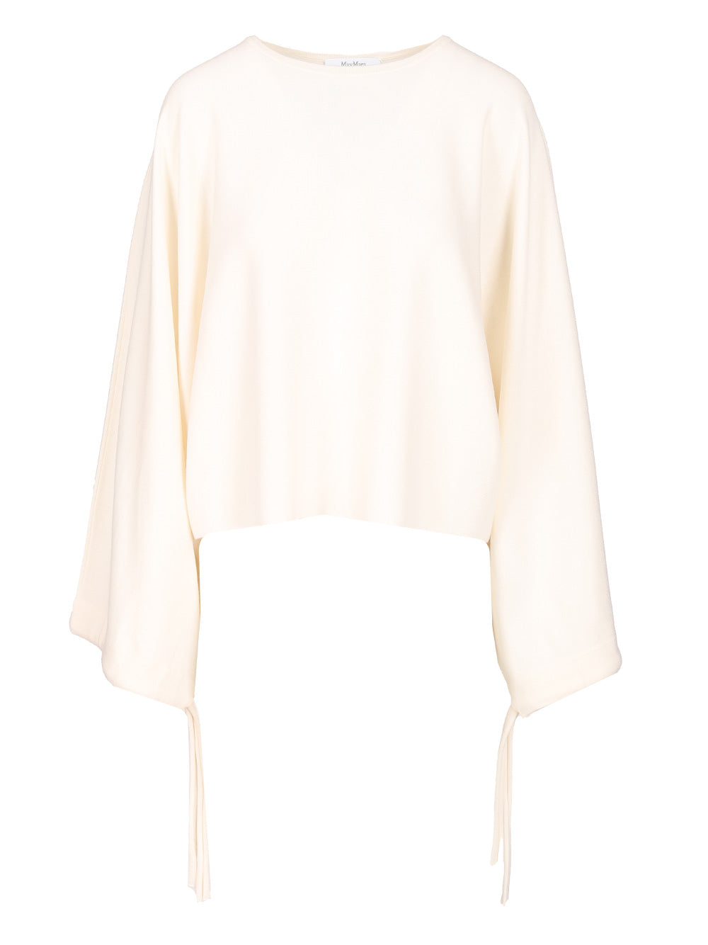 Max Mara Fine Wool Yarn Sweater Knitwear - Bianco | 1e01262d78d1f388fa6b7066348f047cb64cd3b0