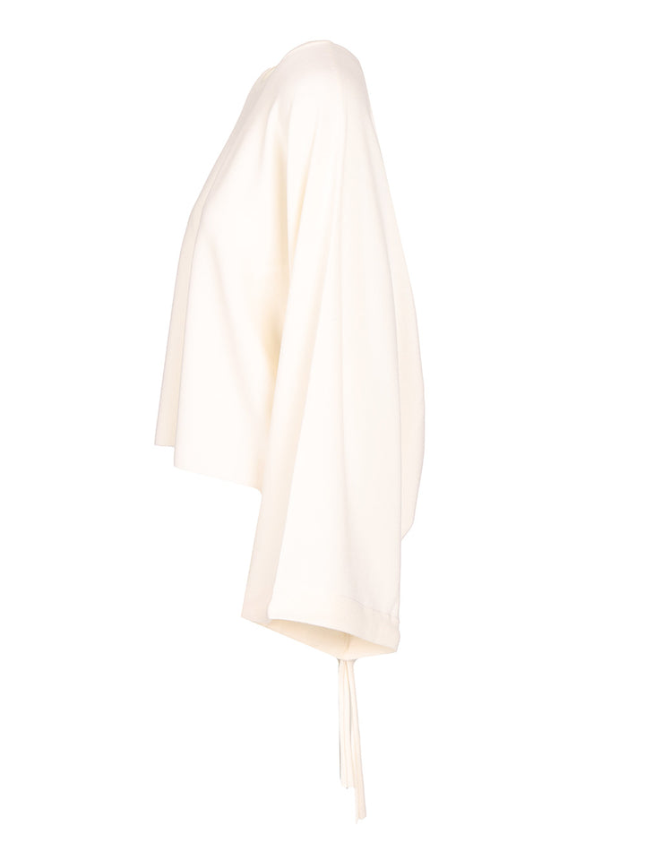 Max Mara Fine Wool Yarn Sweater Knitwear - Bianco | ff5534b88968a5198fcdb2fea108bb7f5eb31b45