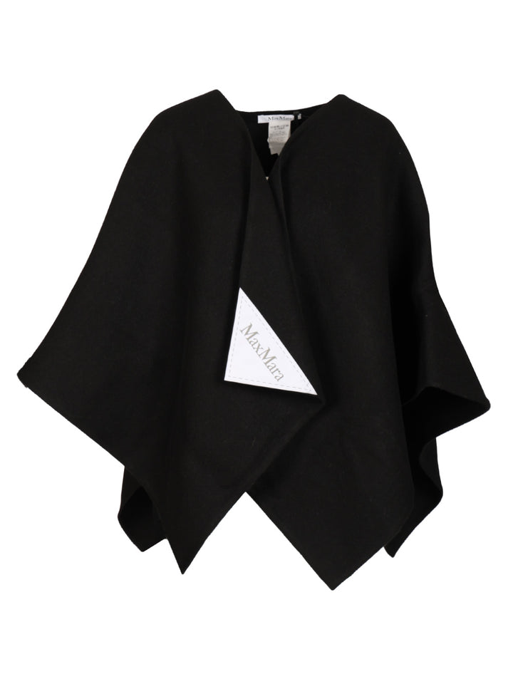 Max Mara Asymmetrical Poncho Scarves And Foulards - Nero | 895c4eafa5a34bc59d129ba595a1751cd8a0bbd4