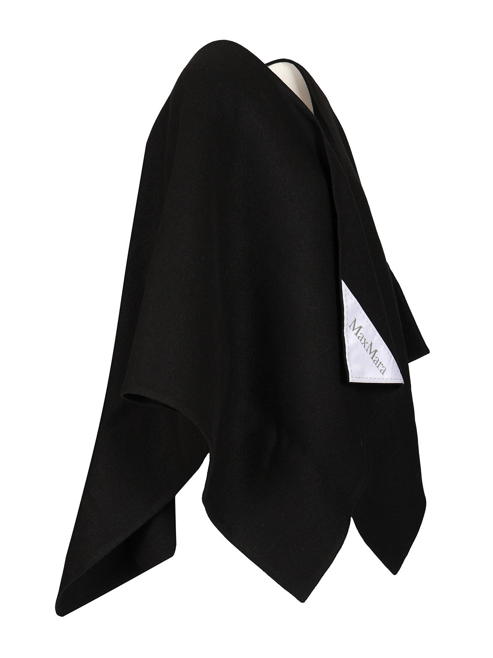 Max Mara Asymmetrical Poncho Scarves And Foulards - Nero | bd5904a2fbaa0c73607901715555ecc92b6fe309