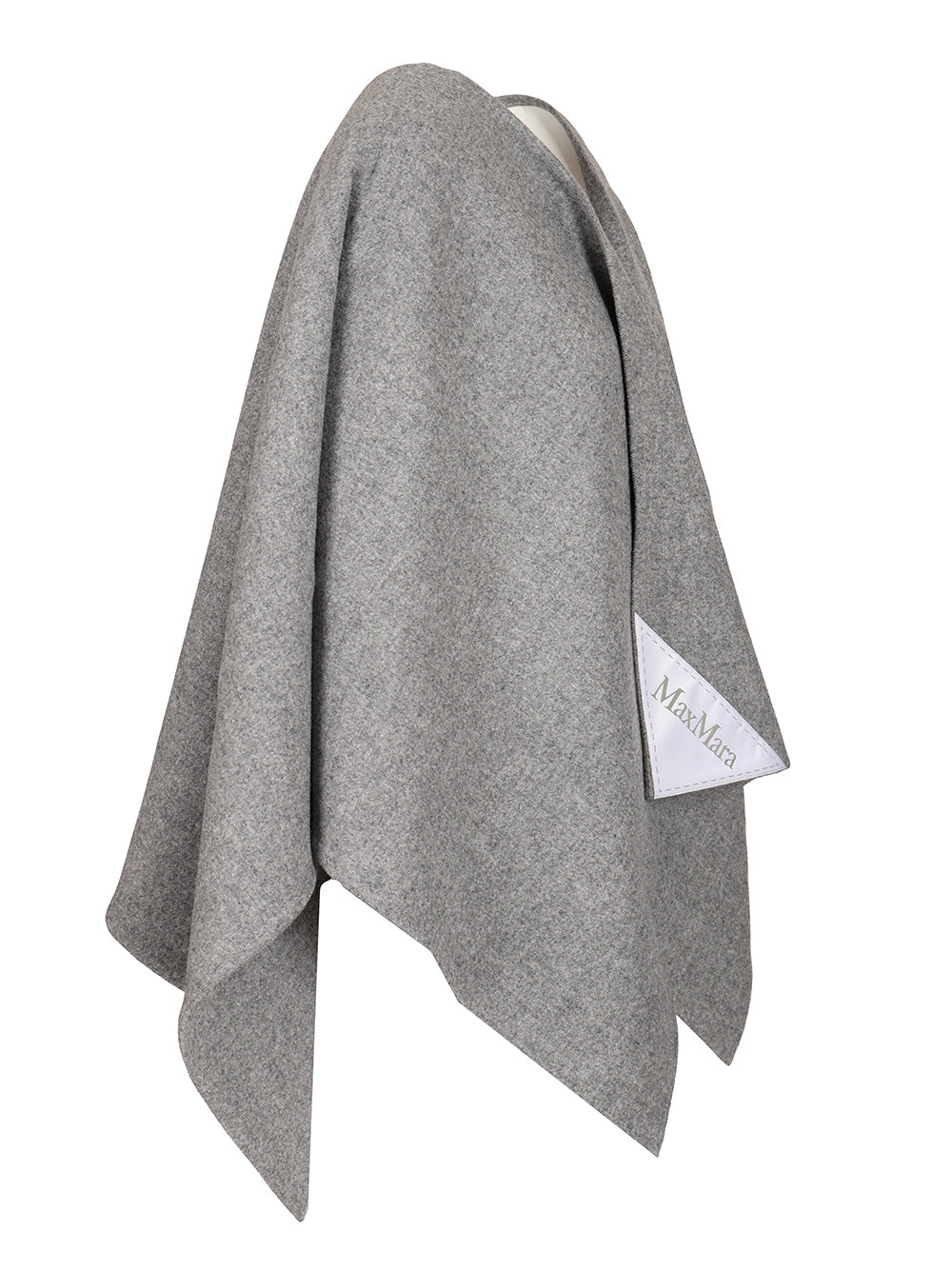 Max Mara Asymmetrical Poncho Scarves And Foulards - Grey | 37fc45a732ad4e4c21bf47171fec17449f301140