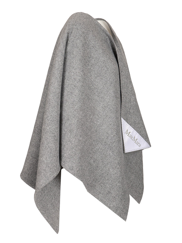 Max Mara Asymmetrical Poncho Scarves And Foulards - Grey | 37fc45a732ad4e4c21bf47171fec17449f301140