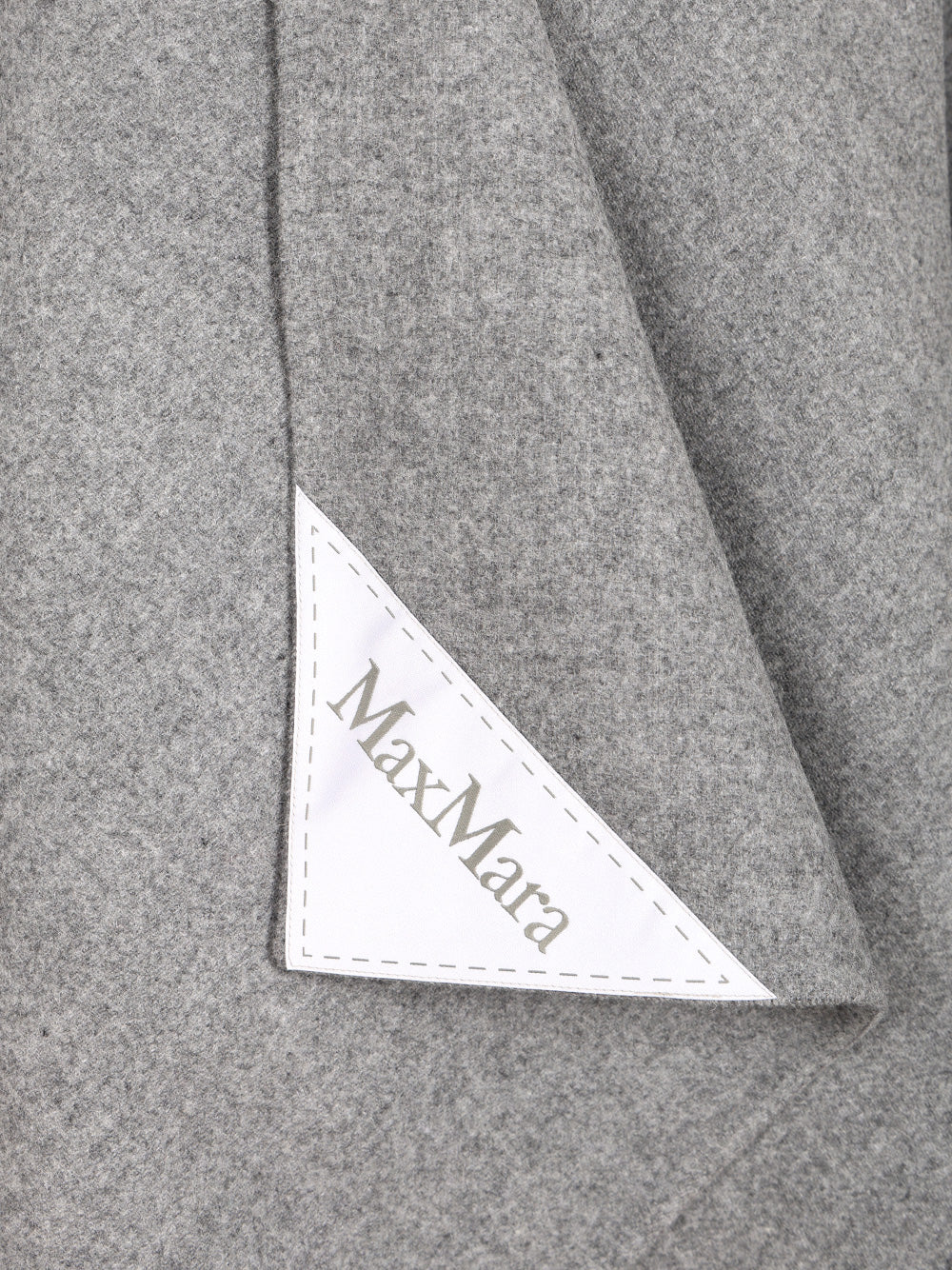 Max Mara Asymmetrical Poncho Scarves And Foulards - Grey | dd410639b3090b4d25e9c72c470234896a46b600