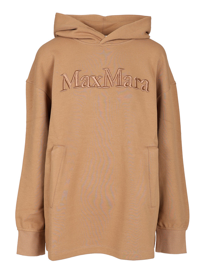 'S Max Mara Oversized Cotton Jersey Sweatshirt Sweatshirts - Beige | 31f89b51e387a472370069ab191ed0f23f75eb31