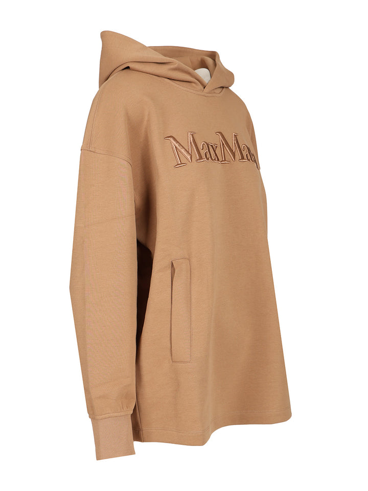 'S Max Mara Oversized Cotton Jersey Sweatshirt Sweatshirts - Beige | 88b091c4e9b452eb2d50470ba07402e434a7f164