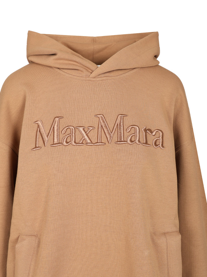 'S Max Mara Oversized Cotton Jersey Sweatshirt Sweatshirts - Beige | f5555a844767ce3d0b07c52c3e170b41284c7de5