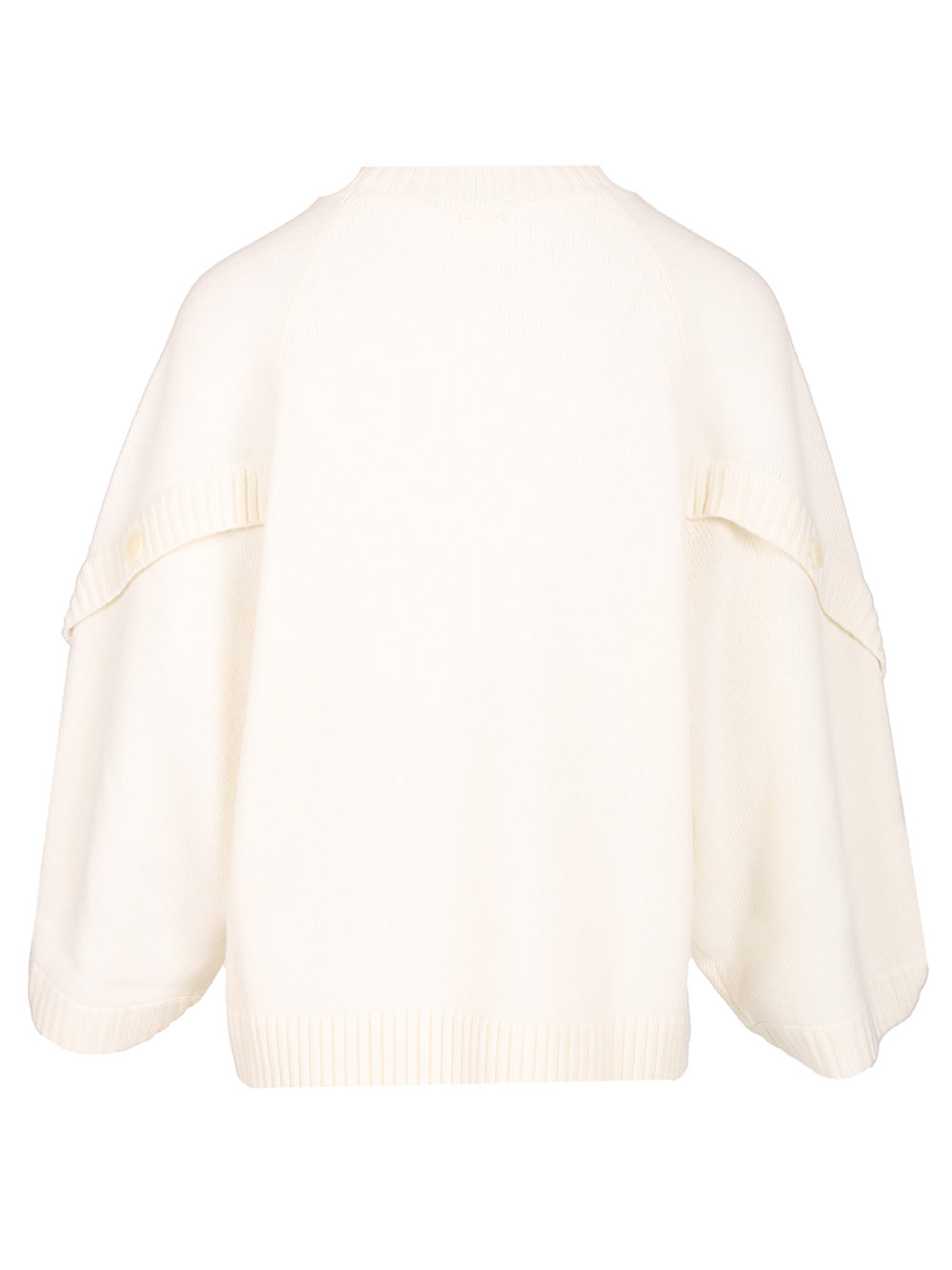 Max Mara Oversized Wool And Cashmere Sweater Knitwear - Bianco | 9a26860d058d755abd92a9c4d2a5de7c5eca2ace