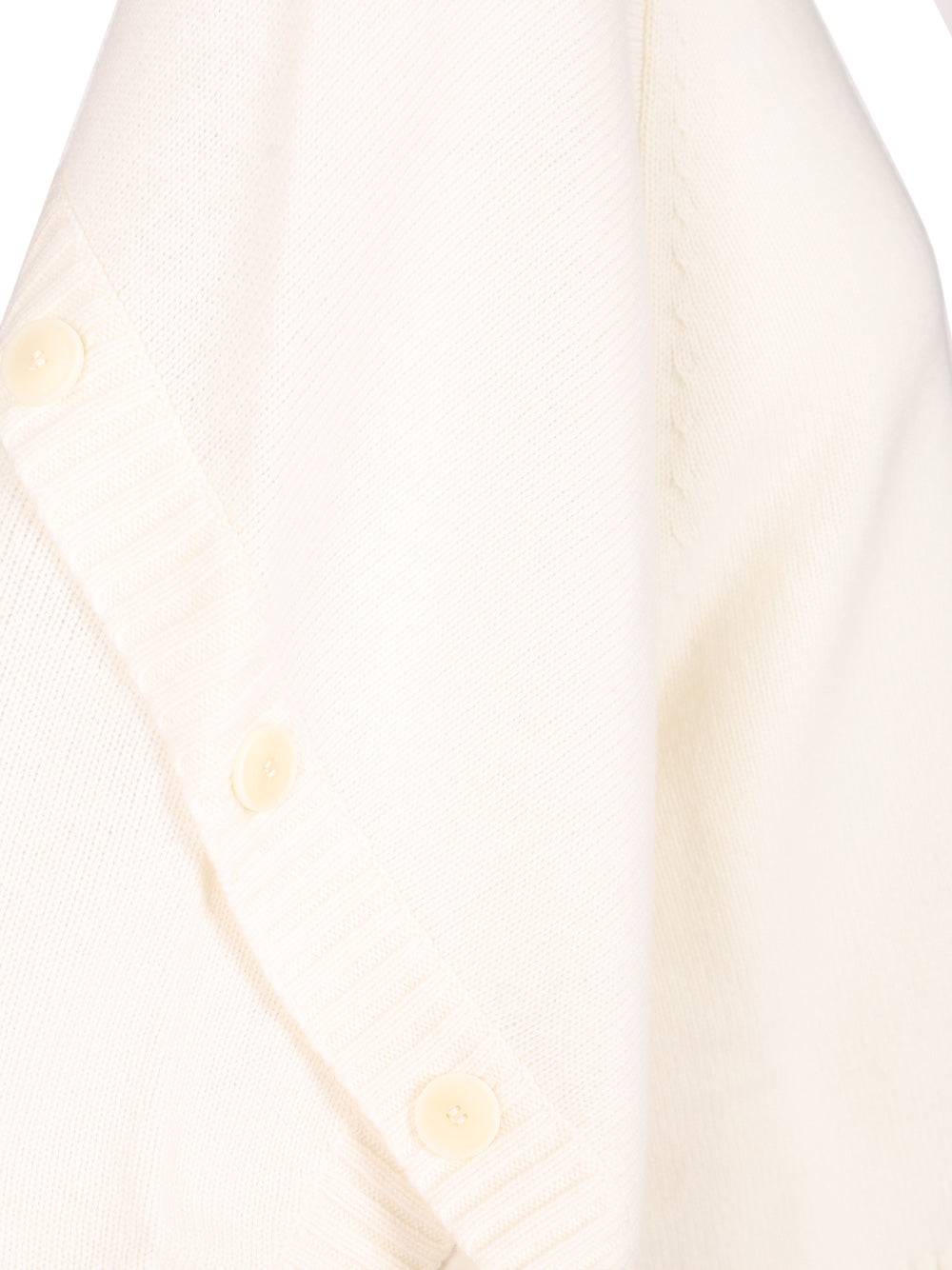 Max Mara Oversized Wool And Cashmere Sweater Knitwear - Bianco | 603d0e6213d9ffd57c8d6ec60bf7b607485fdedb