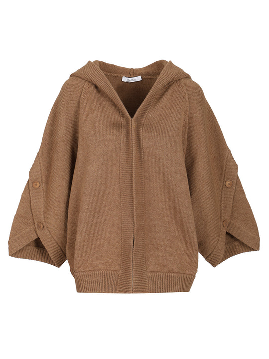 Wool And Cashmere Cardigan Knitwear Marrone