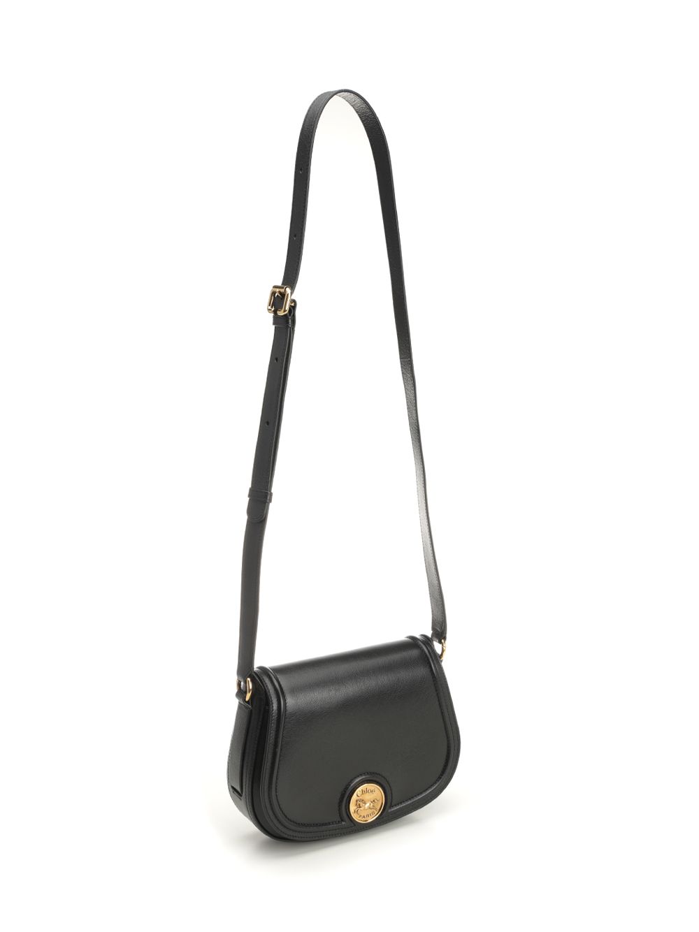 Chloe' Horse Medal Crossbody Bags - Nero | 8f4d9e308be9a0ae52e9422e8af1faf2e02e6691