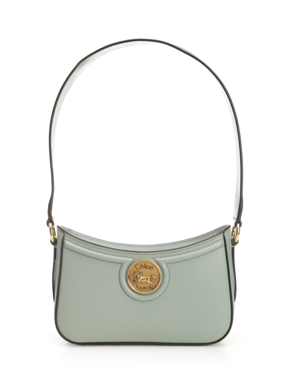 Chloe' Horse Medal Shoulder Bags - Verde | db13039a8f807c82ef2db580324709287abbe9a3