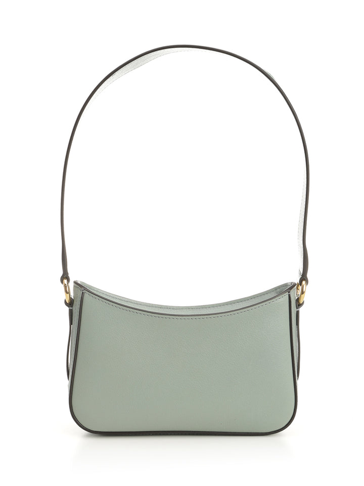 Chloe' Horse Medal Shoulder Bags - Verde | 440a6817d3ff99731ddfb74346b4706c64d6210e