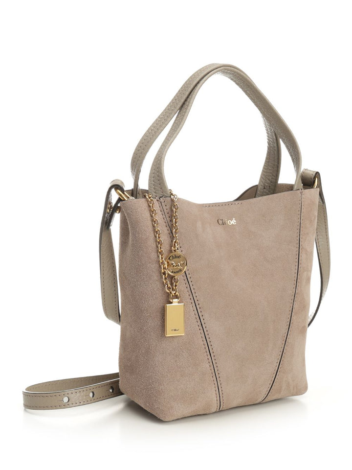 Chloe' Chloé Spin Handbags - Grey | d8b83a0b0ffea4a29132a743dc9d5c4a0e85b0f5