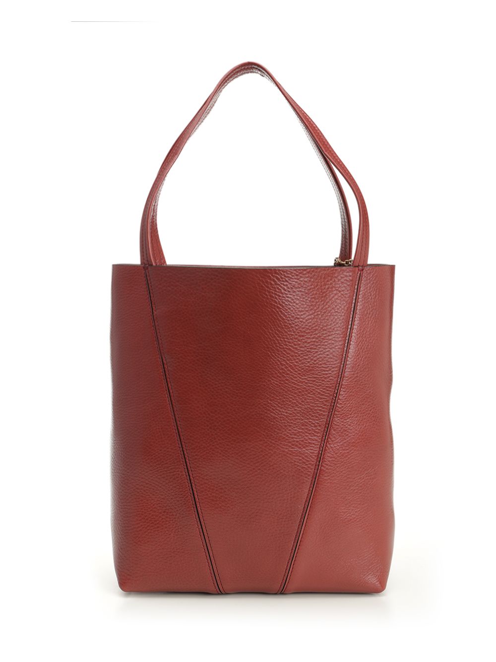 Chloe' Chloé Spin Large Hammered Leather Tote Bag Handbags - Nero | 6ca1be1dfb6e1c01811d679125c19a50d19a145c