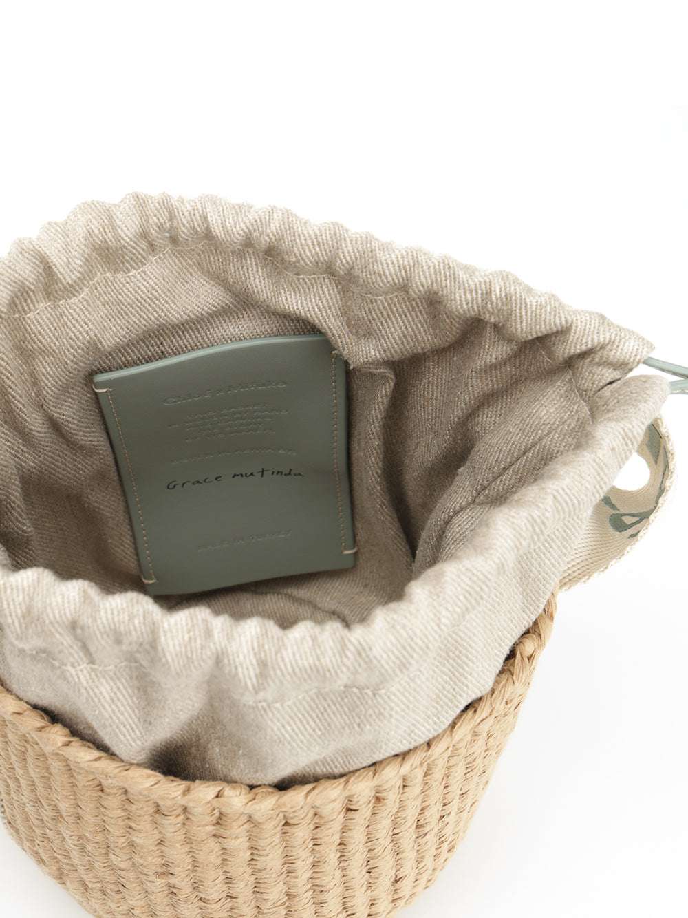 Chloe' Woody Handbags - Beige | c4a602cdb10459bc24887edbf3622d0a2d2547cf