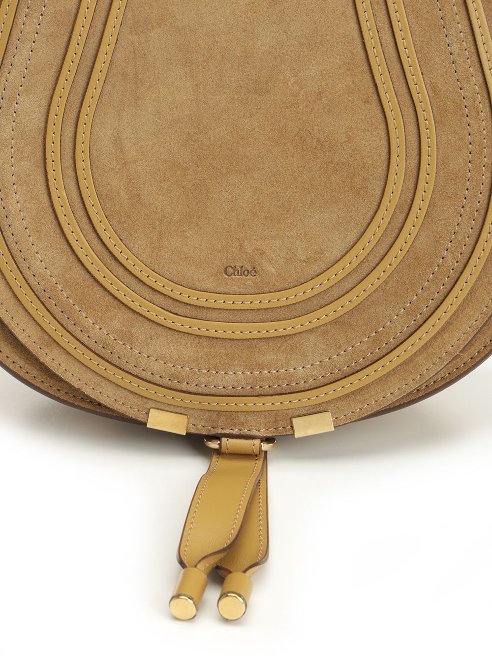 Chloe' Saddle Marcie Crossbody Bags - Marrone | acb94bf87e37fe5b3239bb347fe5ceb2637ef858