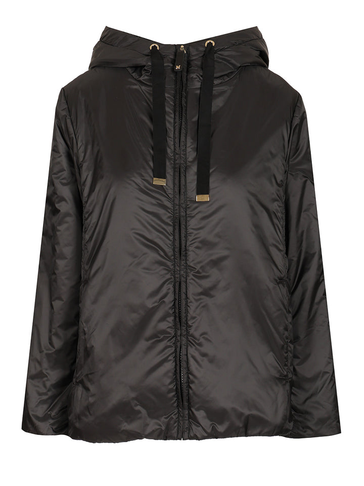 Max Mara The Cube Padded Jacket With Hood Coats - Nero | 4122ac48c30f00b18f4ca6aebeb7162ff2d8c89c
